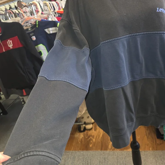 Levi's Men's Two-Tone Sweat Shirt Black and Blue - Picture 4 of 10